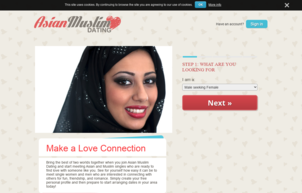 Asian Muslim Dating Asian Muslim Dating Homepage Image